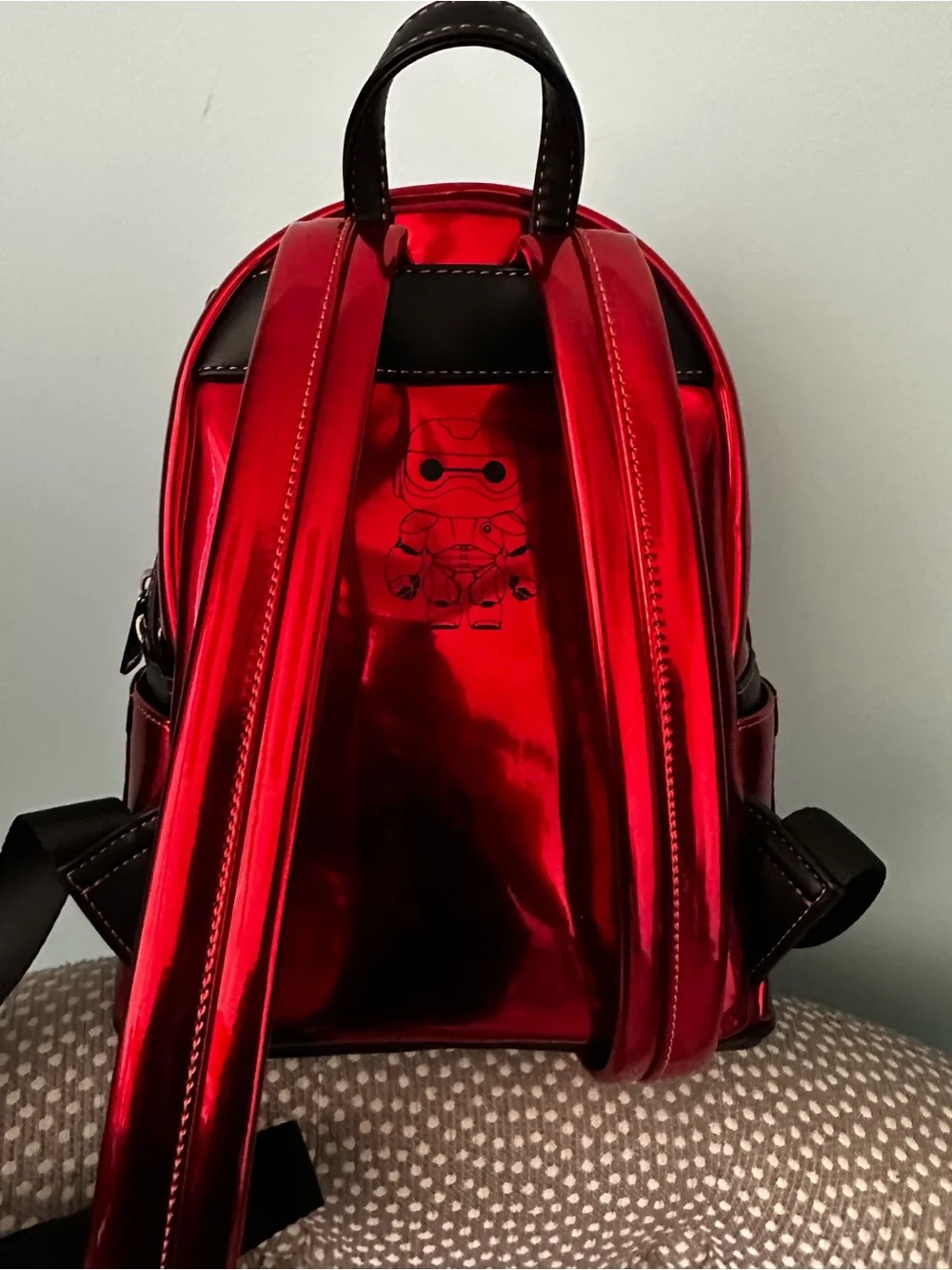 Disney Big Hero Six Baymax Battle Mode Cosplay Mini Backpack